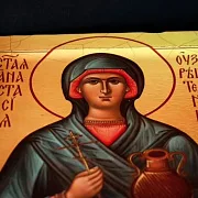 Деревянная Икона "Св. Анастасия Узорошительница" — фотография 3