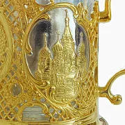 Подстаканник «Красная площадь» для чая — фотография 2
