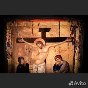 Икона "Распятие Иисуса Христа с предстоящими" — фотография 4