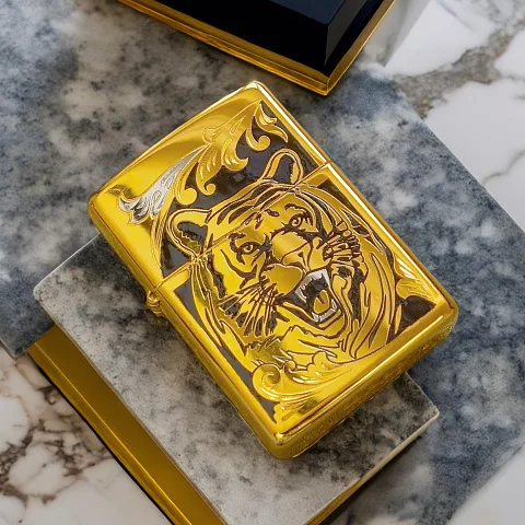 Зажигалка Zippo оригинал "Тигр" № 6