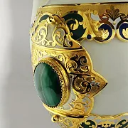 Кофейный набор "Царский малахит" — необычный подарок — фотография 2