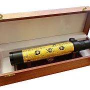 На память: Подзорная труба «Морская» на резной подставке — фотография 4