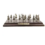 Диорама «Русские драгуны 1812 г.» из бронзы и ясеня, 1:72 — фотография 8