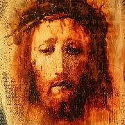 Авторская икона на дереве "Спас Нерукотворный" — фотография 7