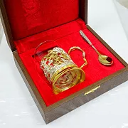 Подстаканник для чая «Охота на уток» — красивый подарок — фотография 5