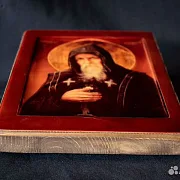 Икона "Свт, Преподобный Серафим Вырицкий" — фотография 3