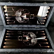 Нарды под стеклом «Свирепый медведь» — фотография 9
