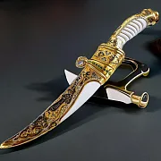 Дамасский нож «Восточный» №2 — фотография 1