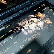 Нарды под стеклом «Львиное сердце» — красивый подарок — фотография 6