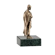 Композиция «Казак» из бронзы на камне — фотография 4