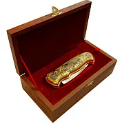 Позолоченный нож «Добыча» — фотография 2